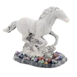 Сувенир "Скачущая лошадка" из мрамолита