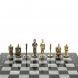 Шахматы подарочные &amp;quot;Железнодорожники&amp;quot; из бронзы и серого мрамора, доска 40х40 см 127600