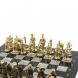 Шахматы подарочные &amp;quot;Железнодорожники&amp;quot; из бронзы и серого мрамора, доска 40х40 см 127600