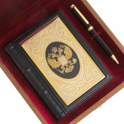 Подарочный набор &amp;quot;Держава&amp;quot; ежедневник А6 и ручка Parker