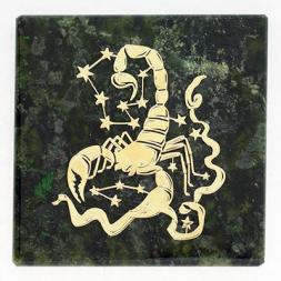 Магнит знак зодиака &amp;quot;Скорпион&amp;quot; змеевик