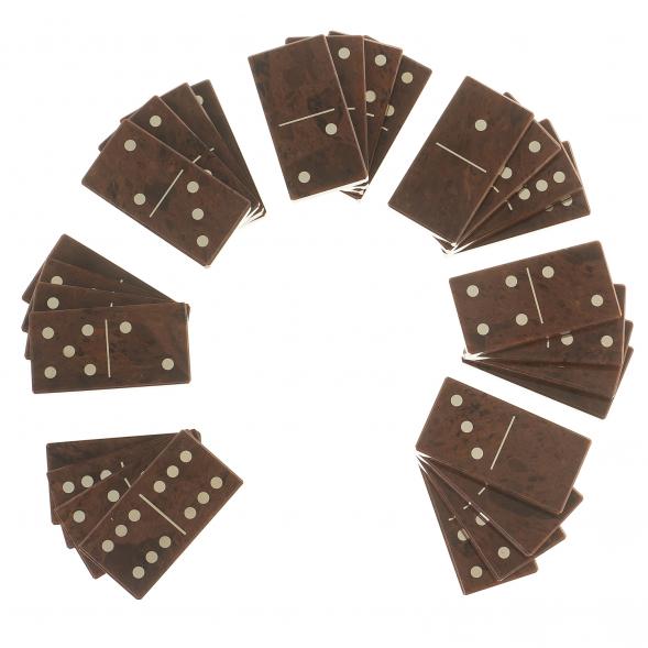 Домино из камня обсидиан 121949