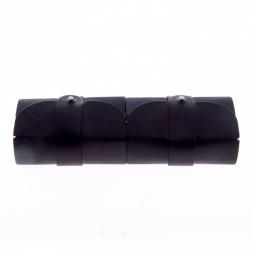 Набор стопок &amp;quot;Герб России&amp;quot; 6 шт в кожаном патронташе Златоуст