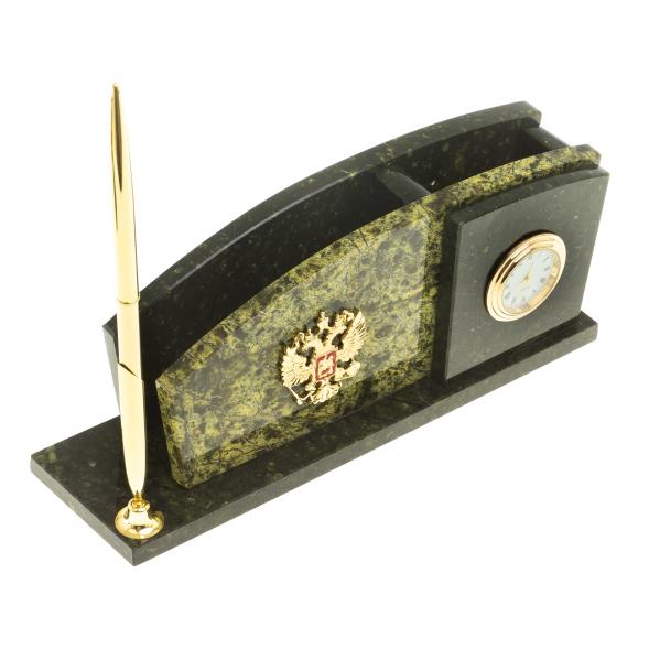 Мини-набор с часами и гербом РФ 124078