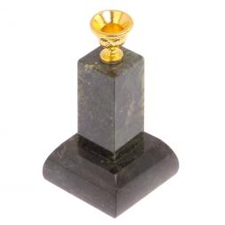 Подсвечник церковный &amp;quot;Столбик&amp;quot; нефрит