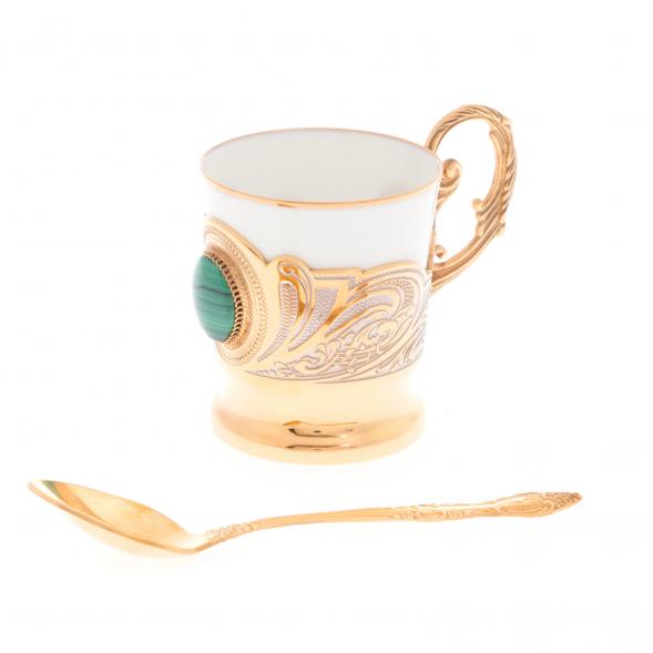 Кофейная чашка &amp;quot;Малахит&amp;quot; 80 мл Златоуст 121865