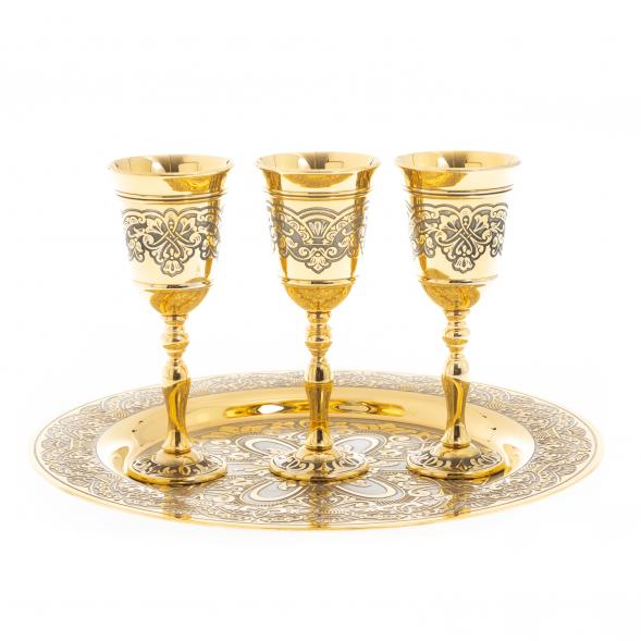 Набор рюмок на подносе &amp;quot;Изящный&amp;quot; 40 мл Златоуст 122320