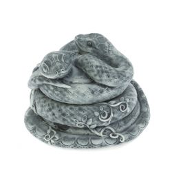 Шкатулка "Две змеи" из мраморной крошки