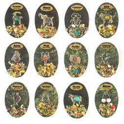 Комплект магнитов "Знаки зодиака" (12 штук)