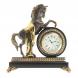 Настольные часы &amp;quot;Конь на дыбах&amp;quot; бронза долерит 113123