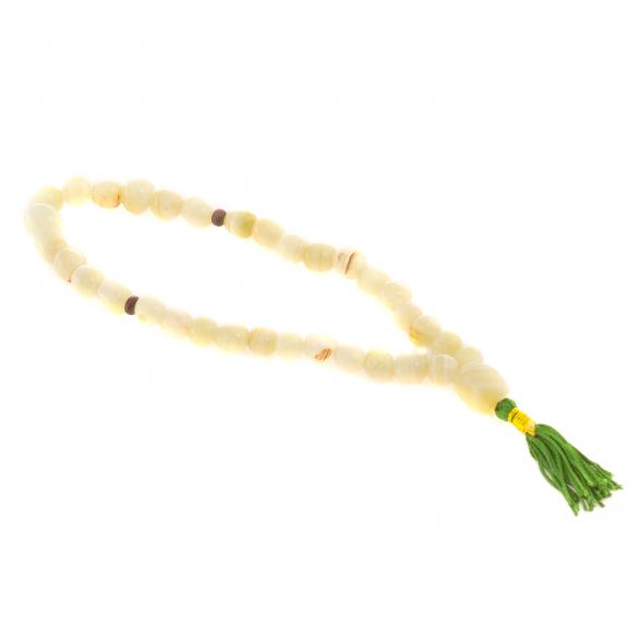 Четки из зеленого оникса 33 бусины круглые 124631