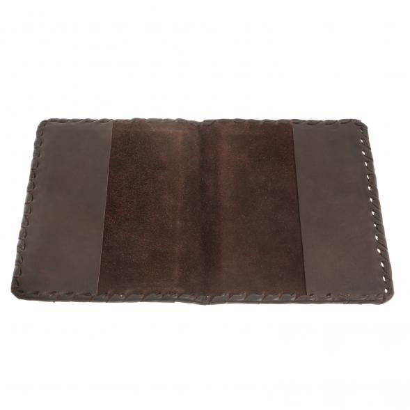 Подарочный набор &amp;quot;Документы&amp;quot; визитница и корочки для паспорта из коричневой кожи 122397