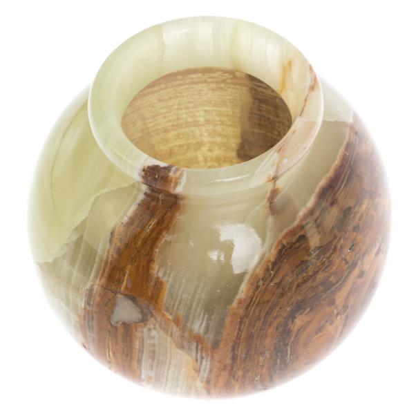 Ваза из оникса 7х7х7 см 60 мл (3) 126438