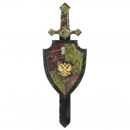 Настенный сувенир &amp;quot;Щит и меч&amp;quot; с Гербом РФ