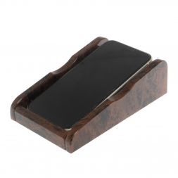 Подставка для сотового телефона из коричневого обсидиана