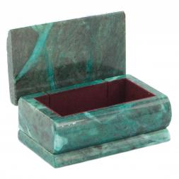 Шкатулка с расписной крышкой Зима 10,5х6,5х5 см