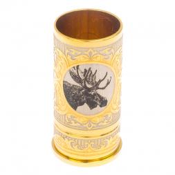 Стопка гильза &amp;quot;Лось&amp;quot; 40 мл Златоуст