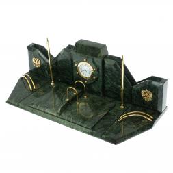 Настольный набор из змеевика &amp;quot;Консул&amp;quot;