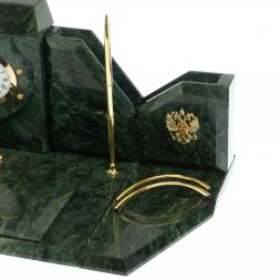 Настольный набор из змеевика &amp;quot;Консул&amp;quot;