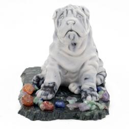 Сувенир &amp;quot;Шарпей&amp;quot; из мрамолита