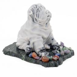 Сувенир &amp;quot;Шарпей&amp;quot; из мрамолита