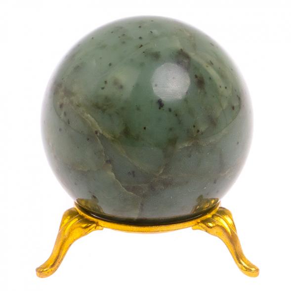 Шар из иркутского нефрита 6 см 126361