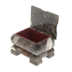 Шкатулка из конгломерата 9х6,5х6 см