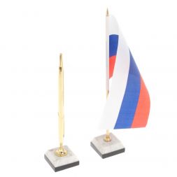 Настольный набор &amp;quot;Алмаз&amp;quot; из мрамора