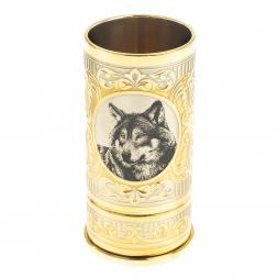 Стопка гильза &amp;quot;Волк&amp;quot; 40 мл Златоуст