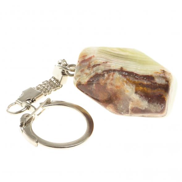 Брелок из оникса &amp;quot;Бриллиант&amp;quot; 3х2х2 см 123907