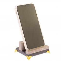 Подставка под смартфон камень бежевый мрамор