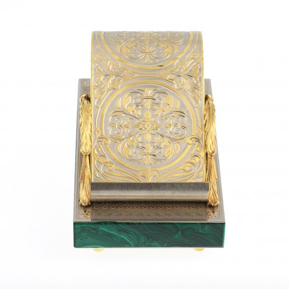 Подставка для смартфона камень малахит Златоуст 119276