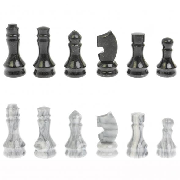 Шахматы &amp;quot;Турнирные&amp;quot; змеевик мрамор доска 40х40 см 126669