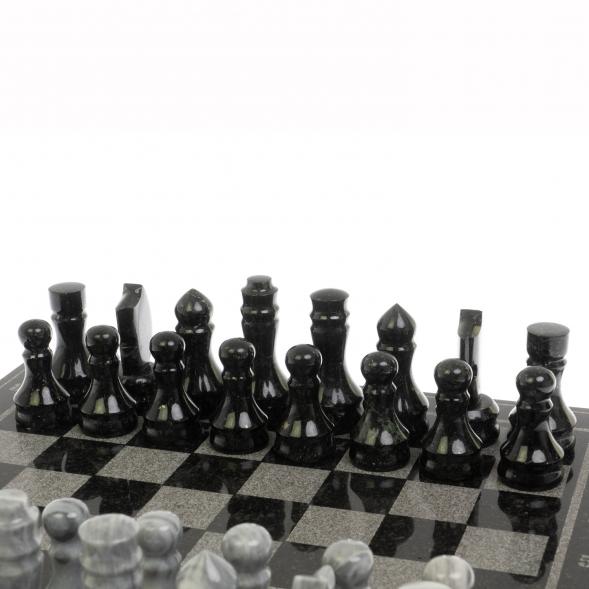 Шахматы &amp;quot;Турнирные&amp;quot; змеевик мрамор доска 40х40 см 126669