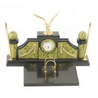 Письменный набор &amp;quot;Гордый орел&amp;quot; бронза змеевик 118664