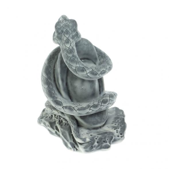 Статуэтка «Змея вокруг слитка» из мраморной крошки 128150