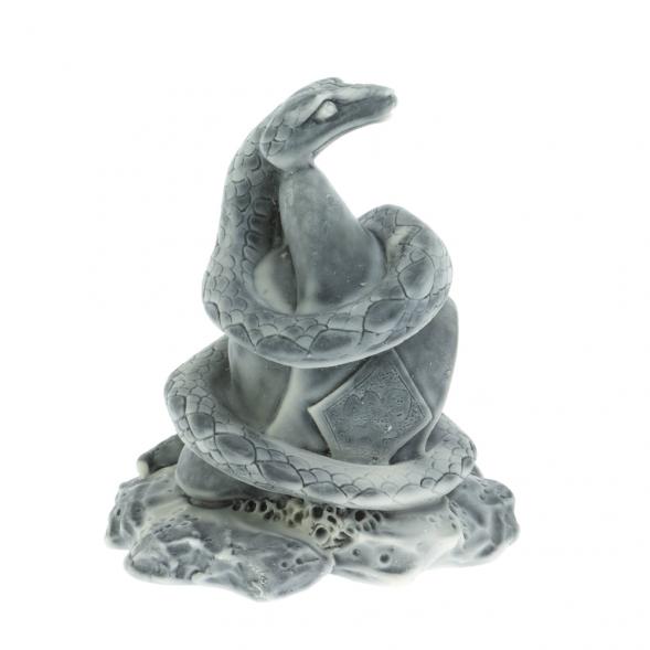 Статуэтка «Змея вокруг слитка» из мраморной крошки 128150