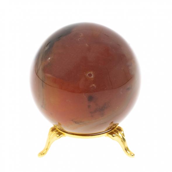 Шар из камня агат 7 см 128544