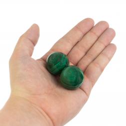 Шары для массажа 3 см из малахита