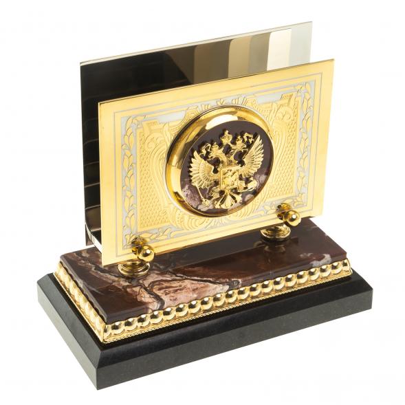 Настольный набор &amp;quot;Держава&amp;quot; из яшмы 113260