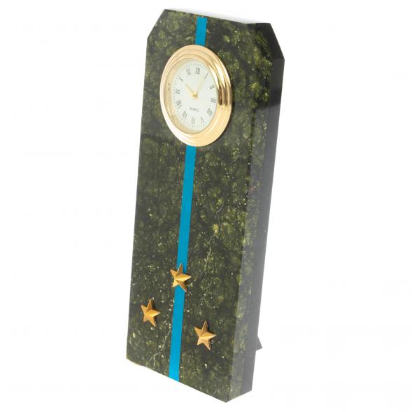 Часы &amp;quot;Погон старший лейтенант ВВС, ВКС, ВДВ&amp;quot; серпентинит 113173