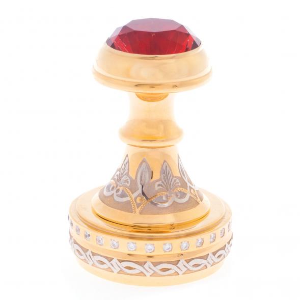 Оснастка для печати &amp;quot;Рубин&amp;quot; круглая в подарочной коробке Златоуст 121872