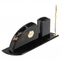 Письменный набор &amp;quot;Универсал&amp;quot; камень обсидиан