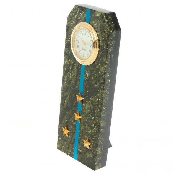 Часы &amp;quot;Погон капитан ВВС, ВКС, ВДВ&amp;quot; серпентинит 113174