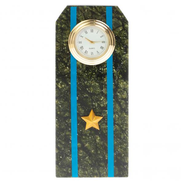 Часы &amp;quot;Погон майор ВВС, ВКС, ВДВ&amp;quot; серпентинит 113175