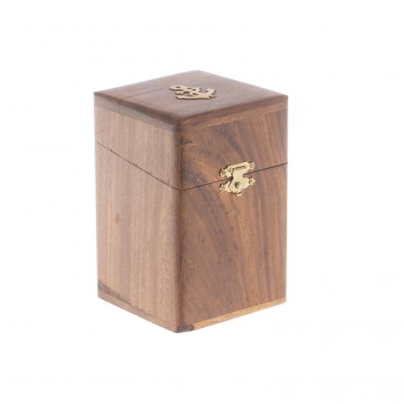 Песочные часы с тигровым глазом в деревянной коробке 124328