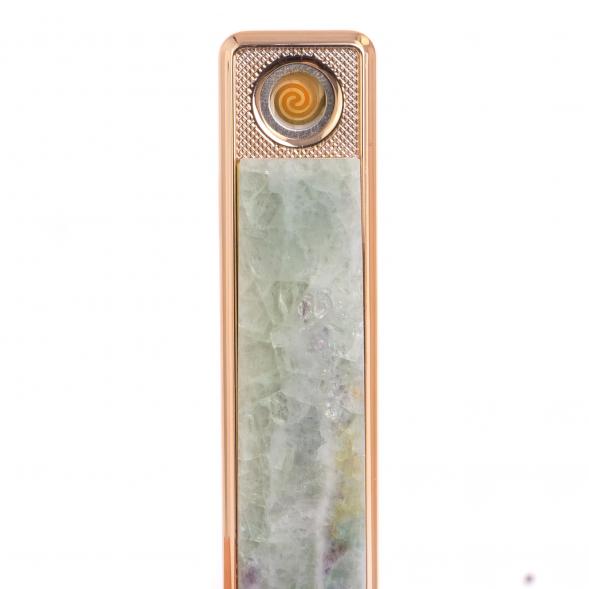 USB зажигалка из зеленого флюорита 125071