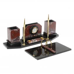 Настольный набор из натурального камня креноид