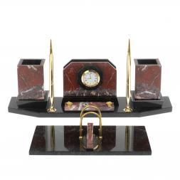 Настольный набор из натурального камня креноид