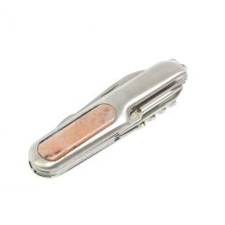 Нож мультитул складной 7 в 1 с камнем пегматит